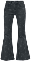 R.E.D. by EMP - Jil - Jeans mit Sternenmuster - Jeans - Vrouwen - grijs