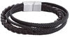 R.E.D. by EMP - Leather Ropes - Lederen armband - Unisex - bruin