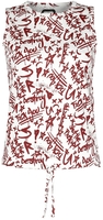 R.E.D. by EMP - Tank Top mit Alloverprint - Top - Vrouwen - gebroken wit