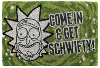 Rick And Morty - Get Schwifty - Deurmat - Unisex - meerkleurig