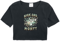 Rick And Morty - Kids - Splash - T-shirt - Vrouwen - zwart