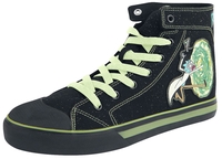 Rick And Morty - Portal - Sneakers high - Unisex - zwart
