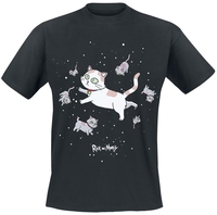 Rick And Morty - Schroedingers Cat - T-shirt - Mannen - zwart