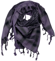 Rock Daddy - Palästinenserschal - Sjaal - Unisex - paars zwart
