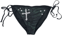 Rock Rebel by EMP - Bikinihose mit Prints - Bikini Slip - Vrouwen - groen