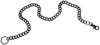 Rock Rebel by EMP - Dark Basic - Portemonneeketting - Unisex - zwart