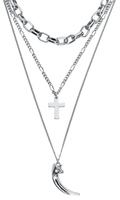 Rock Rebel by EMP - Dragon Tooth - Halsketting - Unisex - zilverkleurig