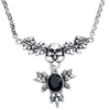 Rock Rebel by EMP - Evil Skull - Halsketting - Vrouwen - zilverkleurig