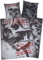 Rock Rebel by EMP - Free Spirit - Beddengoed - Unisex - zwart grijs rood