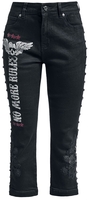 Rock Rebel by EMP - Jeans in 7/8 Länge - Korte broek - Vrouwen - zwart