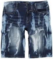 Rock Rebel by EMP - Korte broek met krachtige wash - Korte broek - Mannen - blauw
