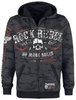 Rock Rebel by EMP - Mask Of Sanity - Vest met capuchon - Mannen - donkergrijs