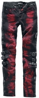 Rock Rebel by EMP - Megan - Stoffen broeken - Vrouwen - rood zwart