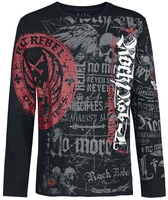 Rock Rebel by EMP - Rock And Roll Dreams Come Through - Shirt met lange mouwen - Mannen - zwart