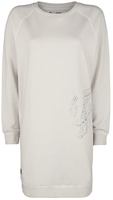 Rock Rebel by EMP - Rock Rebel X Route 66 - Weißes Sweatkleid mit dezentem Print - Korte jurk - Vrouwen - wit