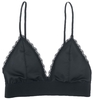 Rock Rebel by EMP - Schwarzes Bustier mit Spitzenkante inklusive Tuch - Bustier - Vrouwen - zwart