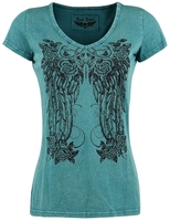 Rock Rebel by EMP - Shades Of Truth - T-shirt - Vrouwen - petrol