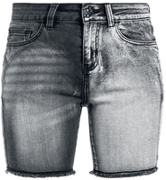 Rock Rebel by EMP - Shorts mit Skelett-Rockhand - Korte broek - Vrouwen - zwart