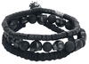 Rock Rebel by EMP - Skull Bracelet - Armband Set - Unisex - zwart
