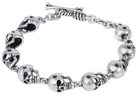 Rock Rebel by EMP - Skulls - Armband - Mannen - zilverkleurig