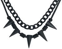 Rock Rebel by EMP - Spike Chain - Halsketting - Vrouwen - zwart