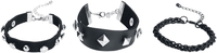 Rock Rebel by EMP - Studs - Armband Set - Unisex - zwart zilverkleurig
