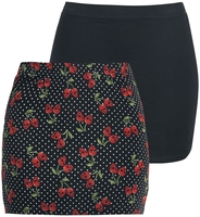 Rock Rebel by EMP - The Double Life - Korte rok - Vrouwen - zwart