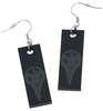 Rockers - Raven Skull - Oorbellen - Vrouwen - zwart