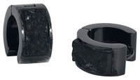 Rockers - Raw Black - Oorbel - Unisex - zwart