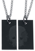 Rockers - Skull Couples - Halsketting - Unisex - zwart