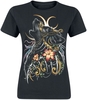 Sarah Richter - Howling Wolf - T-shirt - Vrouwen - zwart