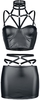 Saresia - 2-teiliges Harness Set - Ondergoed - Vrouwen - zwart