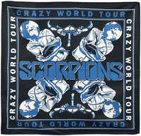Scorpions - Crazy world tour - Bandana - Bandana - Unisex - meerkleurig