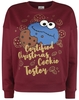 Sesame Street - Christmas Cookie - Sweatshirts - Vrouwen - rood