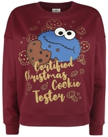 Sesame Street - Christmas Cookie - Sweatshirts - Vrouwen - rood