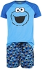 Sesame Street - Cookie Monster - Pyjama - Mannen - blauw