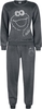 Sesame Street - Cookie Monster - Pyjama - Vrouwen - donkergrijs