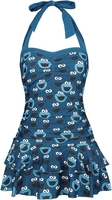 Sesame Street - Cookie Monster - Zwempak - Vrouwen - blauw