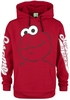 Sesame Street - Elmo - Trui met capuchon - Mannen - rood