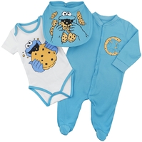 Sesame Street - Kids - Krümelmonster - Set - Unisex - meerkleurig