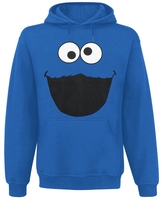 Sesame Street - Monster - Trui met capuchon - Mannen - royal blue