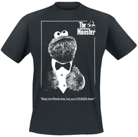 Sesame Street - The Cookie Monster - T-shirt - Mannen - zwart