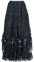 Sinister Gothic - Gothic Skirt - Lange rok - Vrouwen - zwart