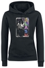 Slash - Pop Art - Trui met capuchon - Vrouwen - zwart