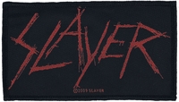 Slayer - Slayer Logo - Patch - Unisex - zwart rood