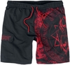 Slipknot - EMP Signature Collection - Zwembroek - Mannen - zwart rood