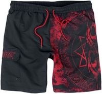 Slipknot - EMP Signature Collection - Zwembroek - Mannen - zwart rood