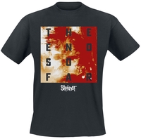Slipknot - The End,  So Far Square Red - T-shirt - Mannen - zwart