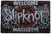 Slipknot - Welcome Maggot - Deurmat - Unisex - zwart wit rood