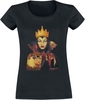 Snow White and the Seven Dwarfs - The Evil Queen - T-shirt - Vrouwen - zwart